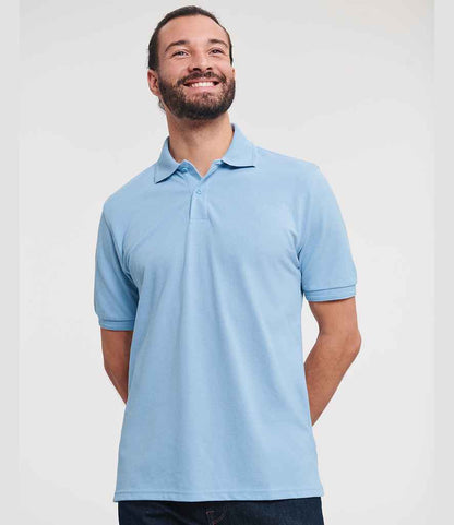 Russell - Hardwearing Poly/Cotton Piqué Polo Shirt - 599M SKY XS