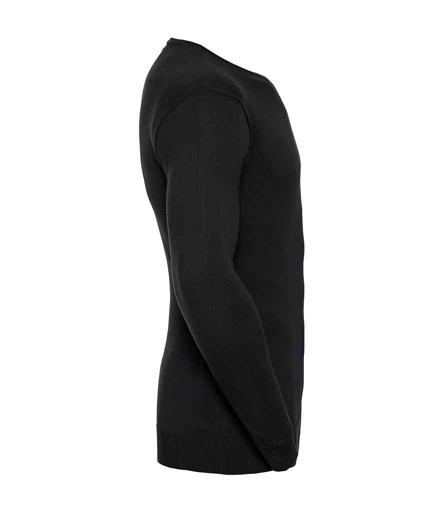 Russell Athletic Collection - Cotton Acrylic V Neck Sweater