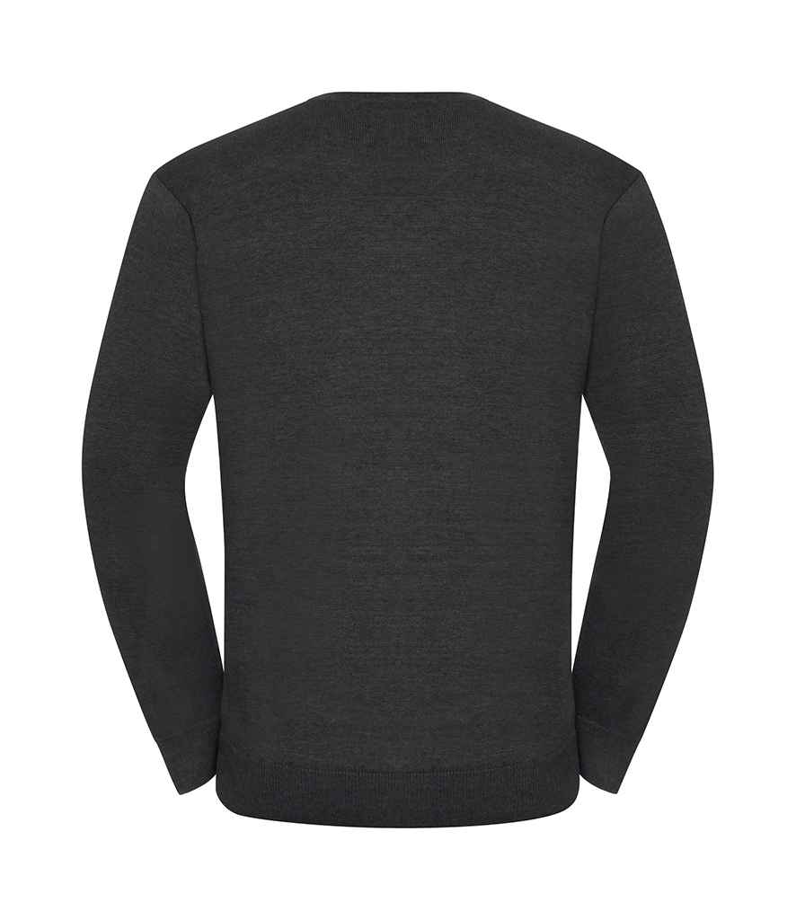 Russell Collection - Cotton Acrylic V Neck Sweater - Pierre Francis
