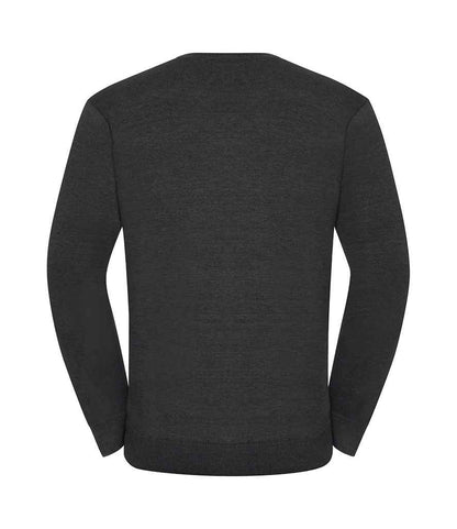 Russell Collection - Cotton Acrylic V Neck Sweater - Pierre Francis