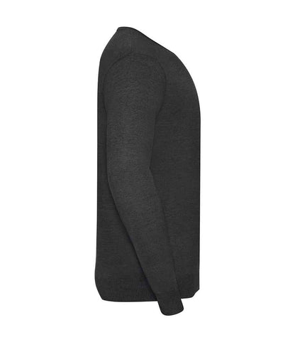 Russell Collection - Cotton Acrylic V Neck Sweater - Pierre Francis