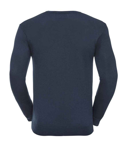 Russell Collection - Cotton Acrylic V Neck Sweater - Pierre Francis