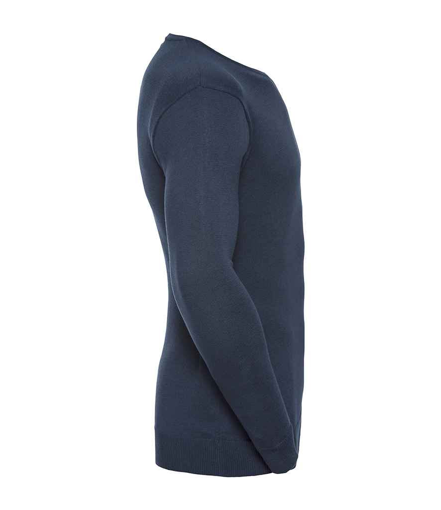 Russell Collection - Cotton Acrylic V Neck Sweater - Pierre Francis