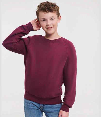Russell - Schoolgear Kids Raglan Sweatshirt - Pierre Francis
