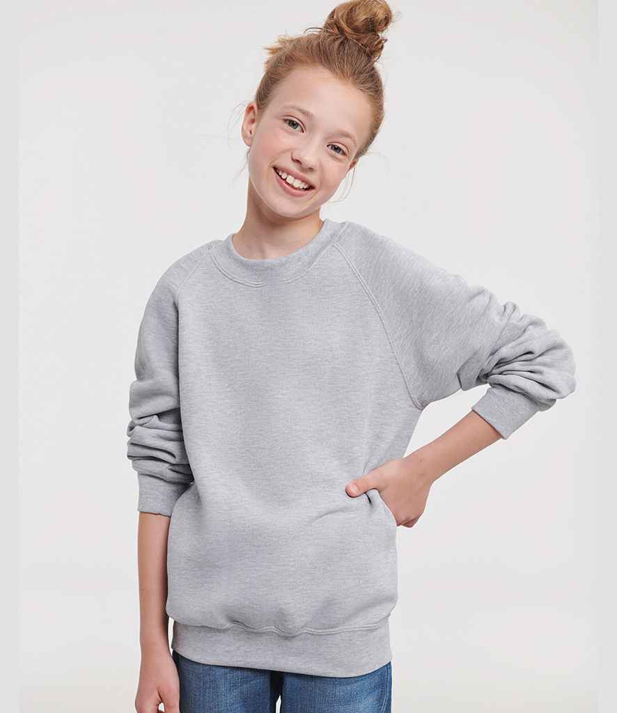 Russell - Schoolgear Kids Raglan Sweatshirt - Pierre Francis