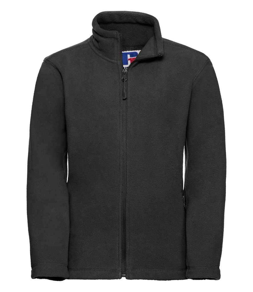 Russell Athletic - Kids Outdoor Fleece Jacket - 870B BLK 3-4