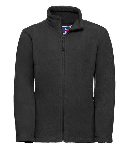 Russell Athletic - Kids Outdoor Fleece Jacket - 870B BLK 3-4