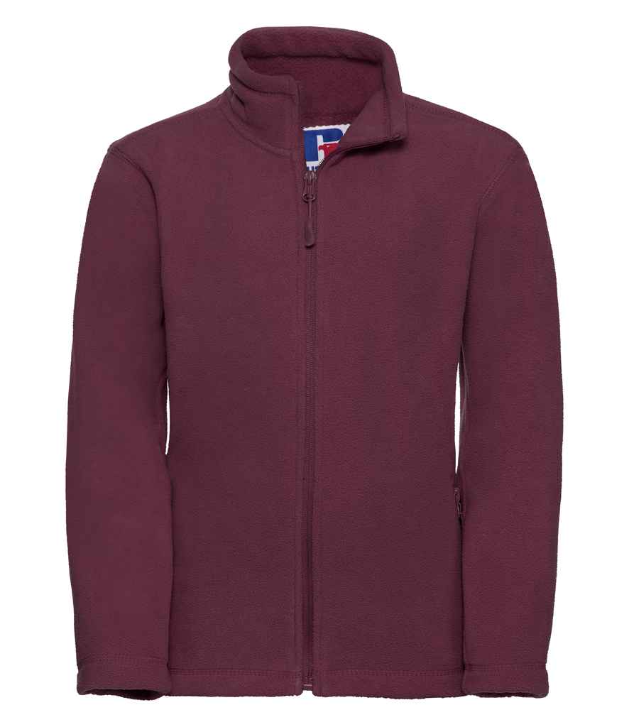 Russell Athletic - Kids Outdoor Fleece Jacket - 870B BLK 3-4