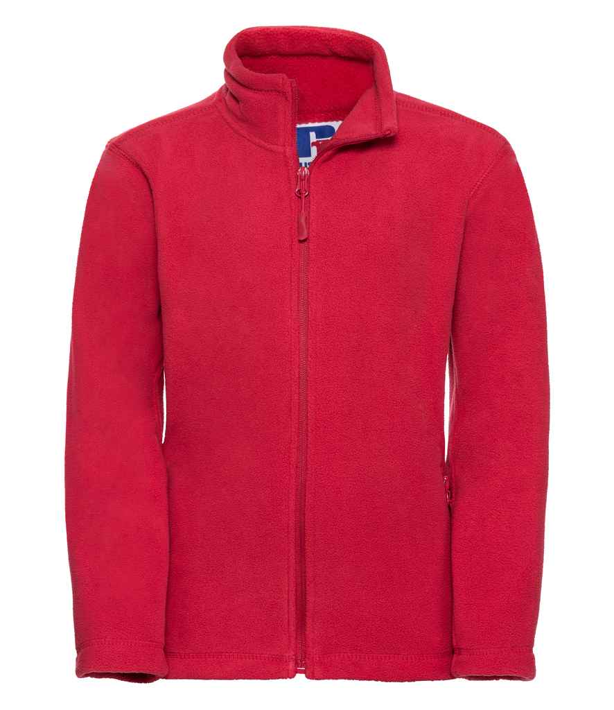 Russell Athletic - Kids Outdoor Fleece Jacket - 870B BLK 3-4