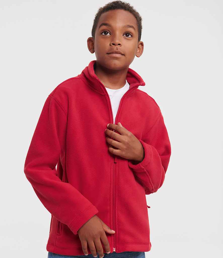 Russell Athletic - Kids Outdoor Fleece Jacket - 870B CSR 3-4