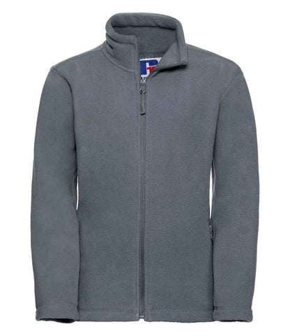 Russell Athletic - Kids Outdoor Fleece Jacket - 870B BLK 3-4