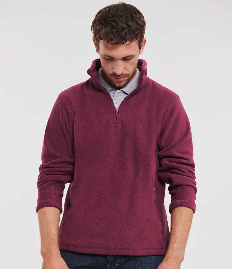 Russell - Zip Neck Outdoor Fleece - 874M BUR XS