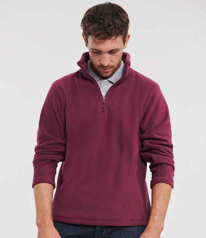Russell - Zip Neck Outdoor Fleece - 874M BUR XS