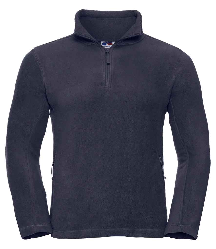 Russell - Zip Neck Outdoor Fleece - 874M BLK XS