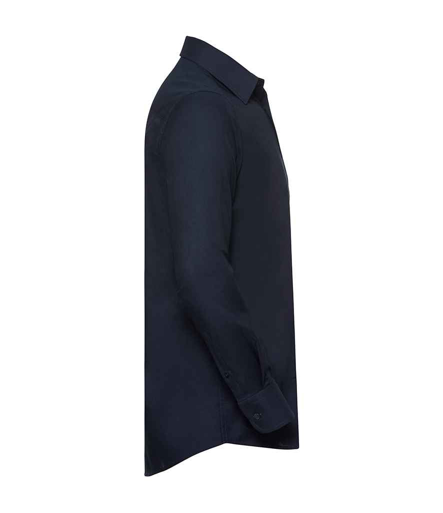 Russell Collection - Long Sleeve Tailored Oxford Shirt - Pierre Francis