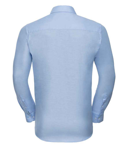 Russell Collection - Long Sleeve Tailored Oxford Shirt - Pierre Francis