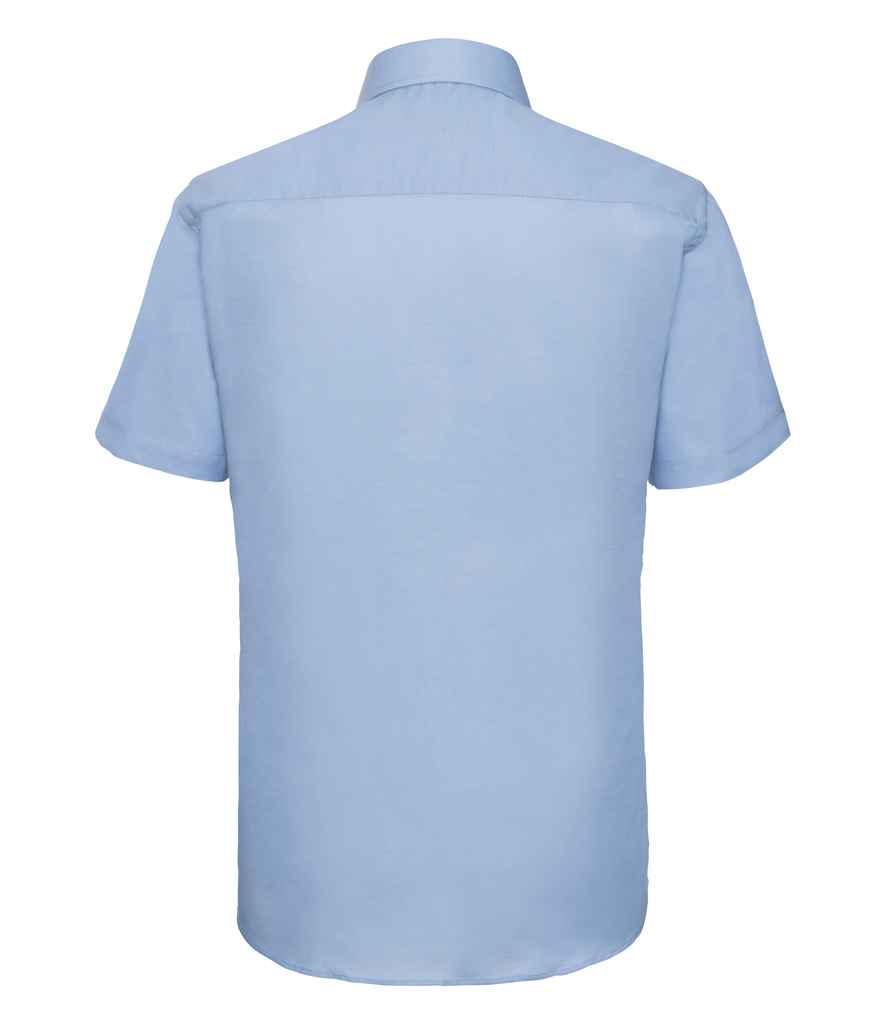 Russell Collection - Short Sleeve Tailored Oxford Shirt