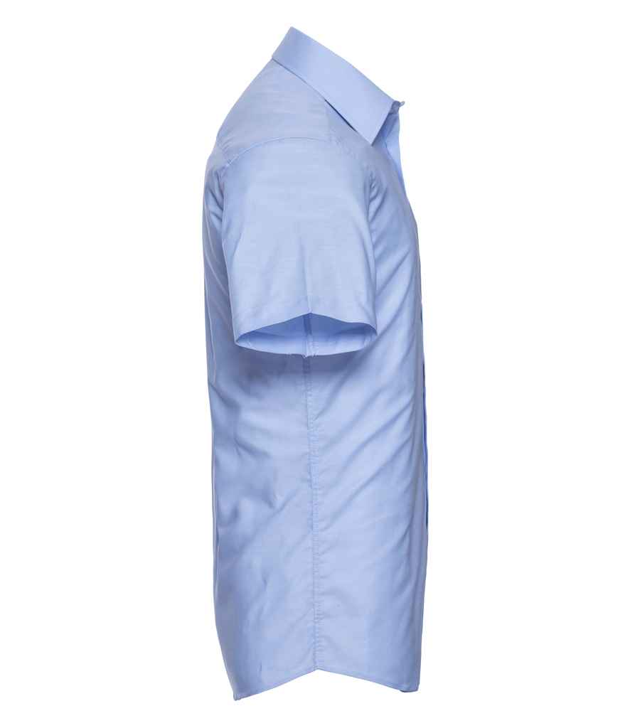 Russell Collection - Short Sleeve Tailored Oxford Shirt
