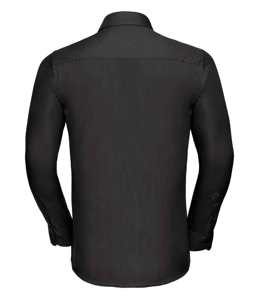 Russell Athletic Collection - Long Sleeve Tailored Poplin Shirt