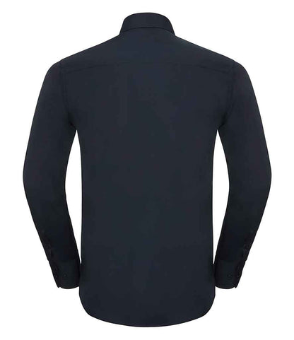 Russell Collection - Long Sleeve Tailored Poplin Shirt - Pierre Francis