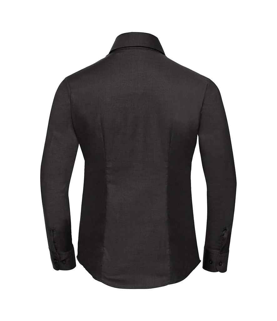 Russell Athletic Collection - Ladies Long Sleeve Easy Care Oxford Shirt