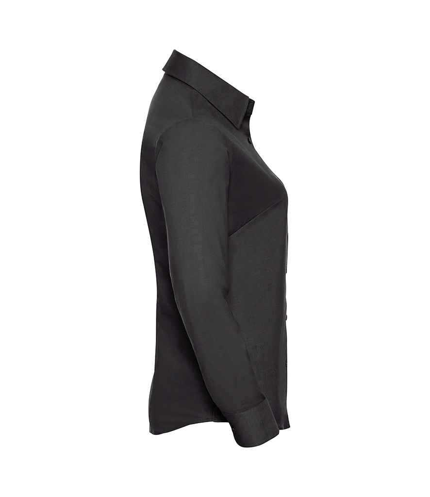 Russell Athletic Collection - Ladies Long Sleeve Easy Care Oxford Shirt