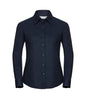 Russell Collection - Ladies Long Sleeve Easy Care Oxford Shirt - Pierre Francis