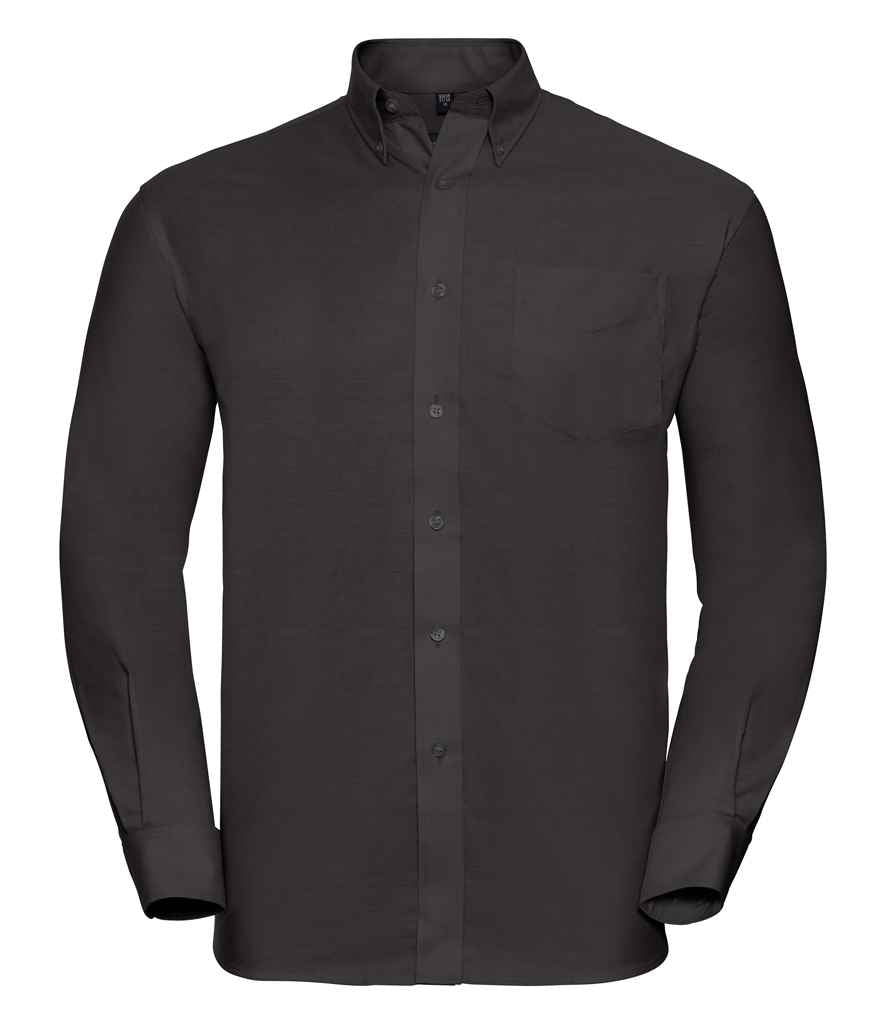 Russell Collection - Long Sleeve Easy Care Oxford Shirt