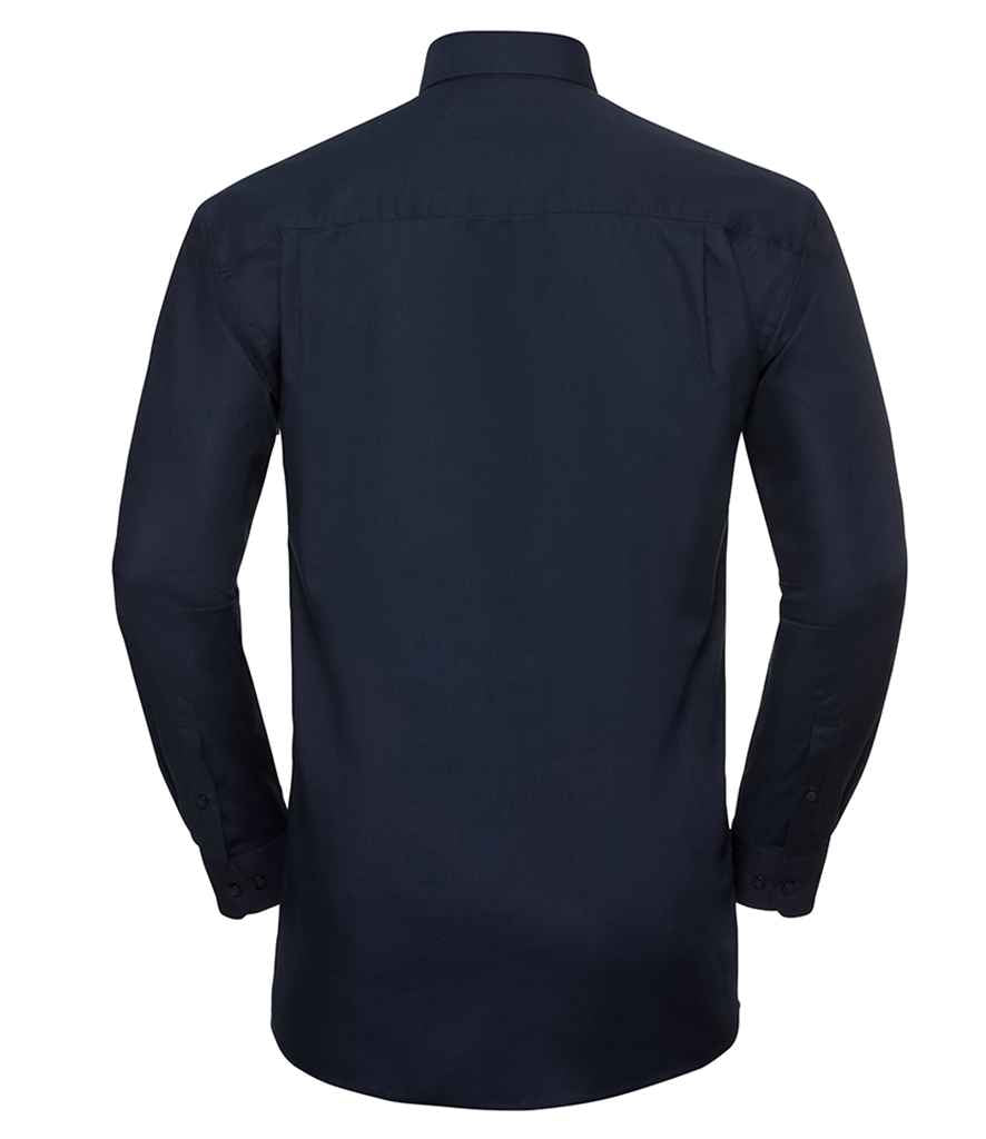 Russell Collection - Long Sleeve Easy Care Oxford Shirt - Pierre Francis