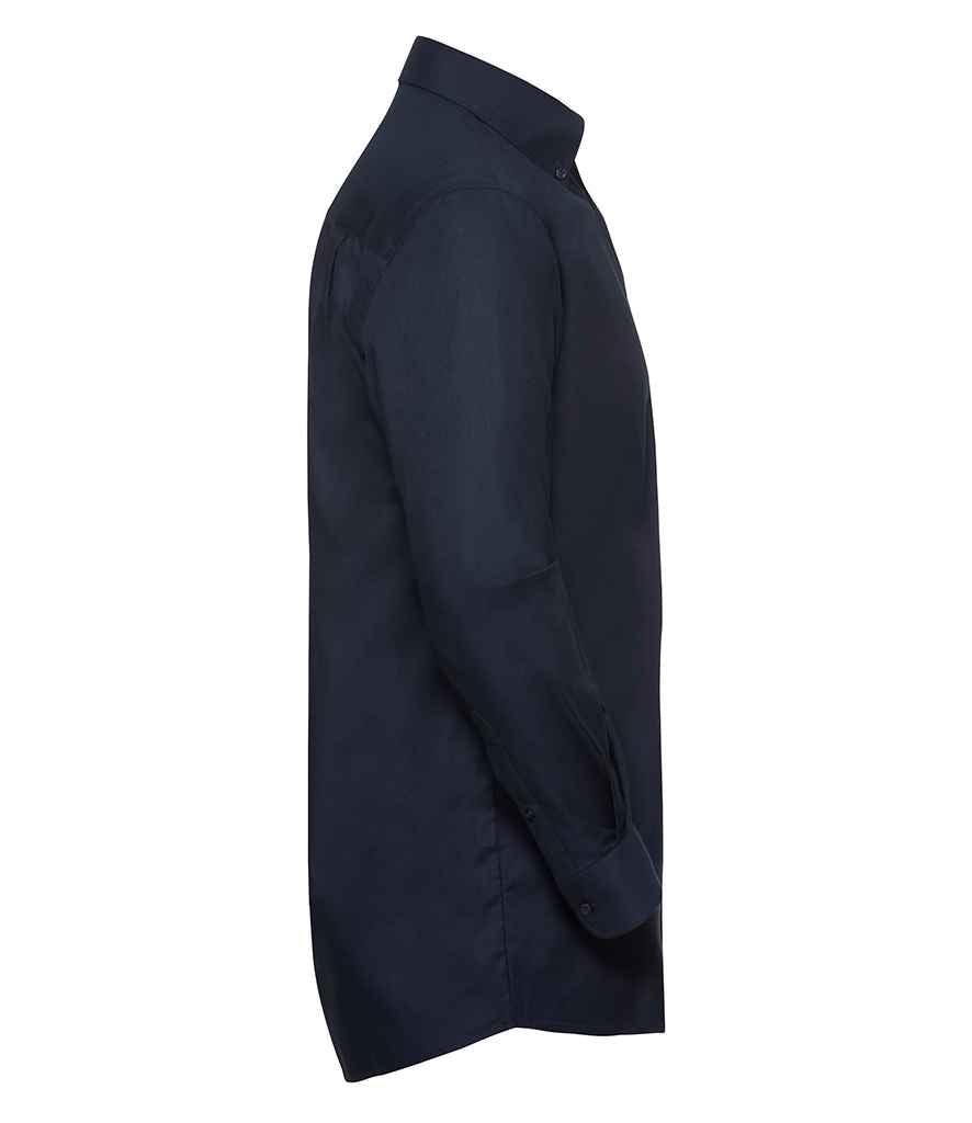 Russell Collection - Long Sleeve Easy Care Oxford Shirt - Pierre Francis