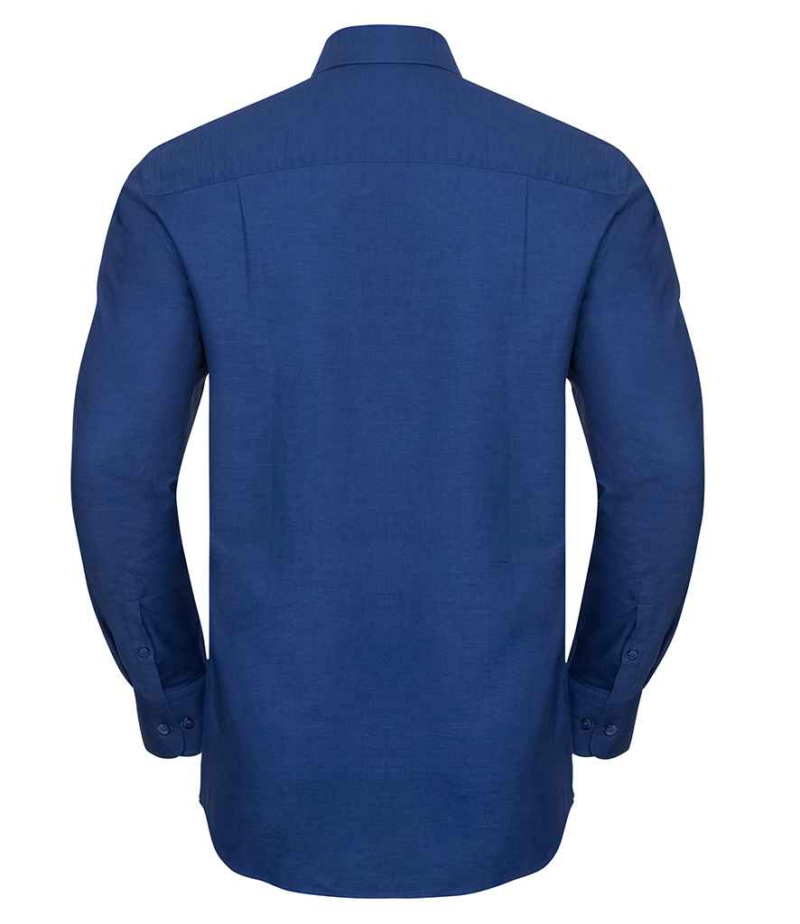 Russell Collection - Long Sleeve Easy Care Oxford Shirt - Pierre Francis