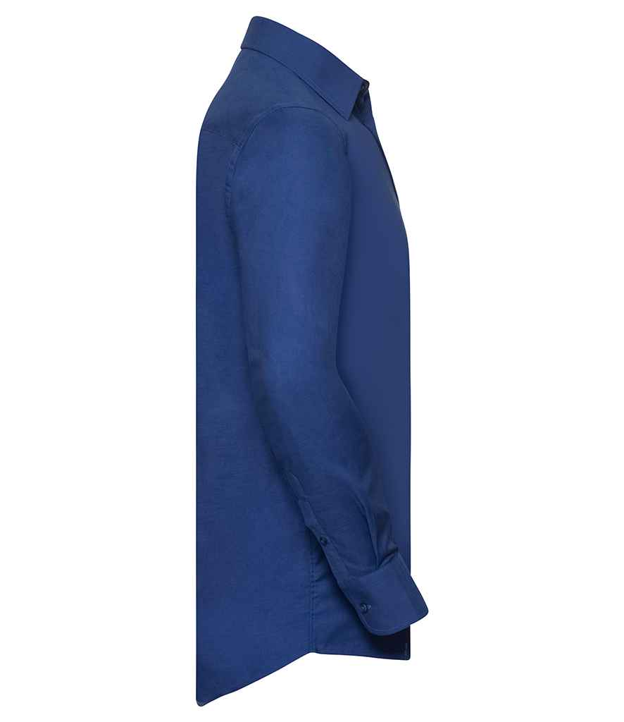 Russell Collection - Long Sleeve Easy Care Oxford Shirt - Pierre Francis