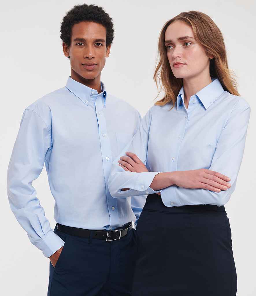 Russell Collection - Long Sleeve Easy Care Oxford Shirt - 932M OXB 14.5