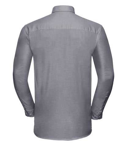 Russell Collection - Long Sleeve Easy Care Oxford Shirt - Pierre Francis