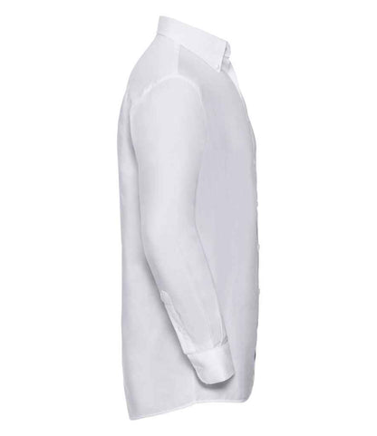 Russell Collection - Long Sleeve Easy Care Oxford Shirt - Pierre Francis