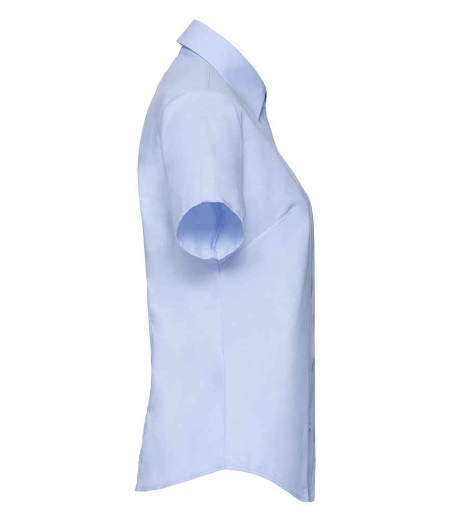 Russell Collection - Ladies Short Sleeve Easy Care Oxford Shirt - Pierre Francis