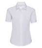 Russell Collection - Ladies Short Sleeve Easy Care Oxford Shirt - Pierre Francis