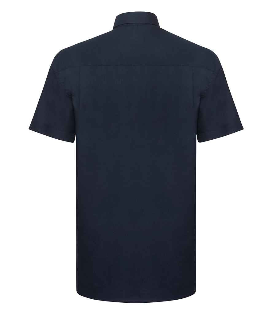 Russell Collection - Short Sleeve Easy Care Oxford Shirt - Pierre Francis