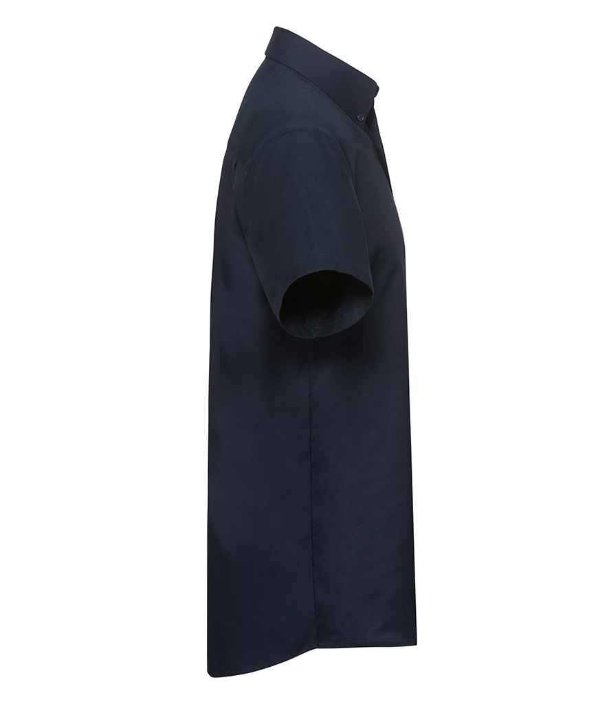 Russell Collection - Short Sleeve Easy Care Oxford Shirt - Pierre Francis