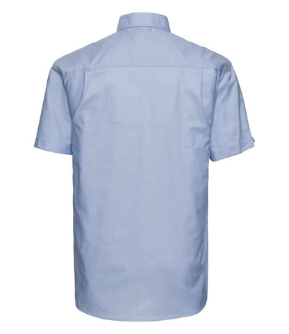 Russell Collection - Short Sleeve Easy Care Oxford Shirt - Pierre Francis