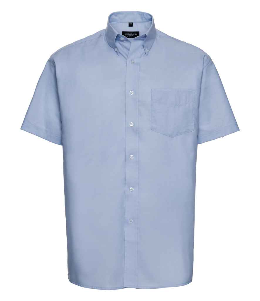 Russell Athletic Collection - Short Sleeve Easy Care Oxford Shirt - 933M BLK 14.5