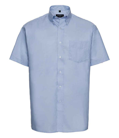Russell Athletic Collection - Short Sleeve Easy Care Oxford Shirt - 933M BLK 14.5