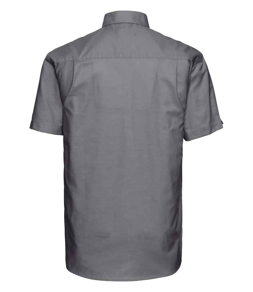 Russell Collection - Short Sleeve Easy Care Oxford Shirt - Pierre Francis