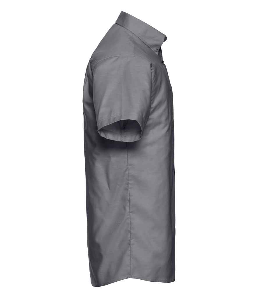 Russell Collection - Short Sleeve Easy Care Oxford Shirt - Pierre Francis