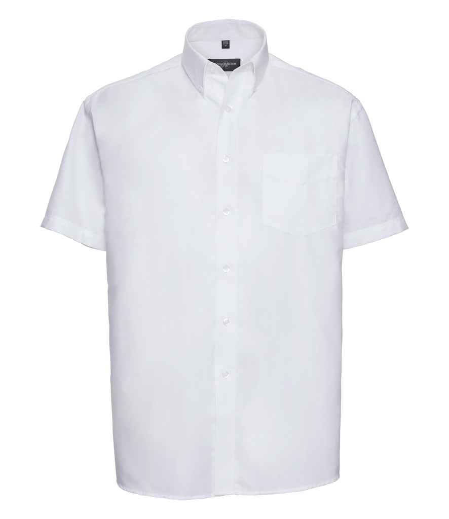 Russell Collection - Short Sleeve Easy Care Oxford Shirt - Pierre Francis