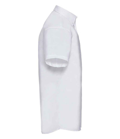 Russell Collection - Short Sleeve Easy Care Oxford Shirt - Pierre Francis