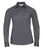 Russell Collection - Ladies Long Sleeve Easy Care Poplin Shirt - Pierre Francis