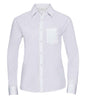 Russell Collection - Ladies Long Sleeve Easy Care Poplin Shirt - Pierre Francis