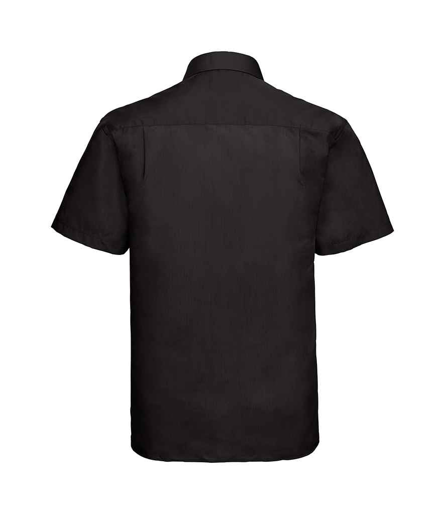 Russell Collection - Short Sleeve Easy Care Poplin Shirt
