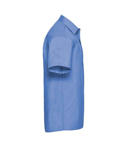 Russell Collection - Short Sleeve Easy Care Poplin Shirt - Pierre Francis